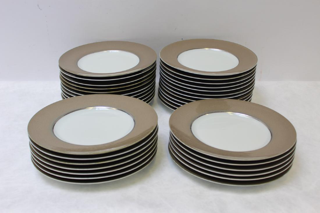Bernardaud France Chargers.: Lot includes 36 Plates all signed on bottom. - Dimensions: 12 1/4" Diameter