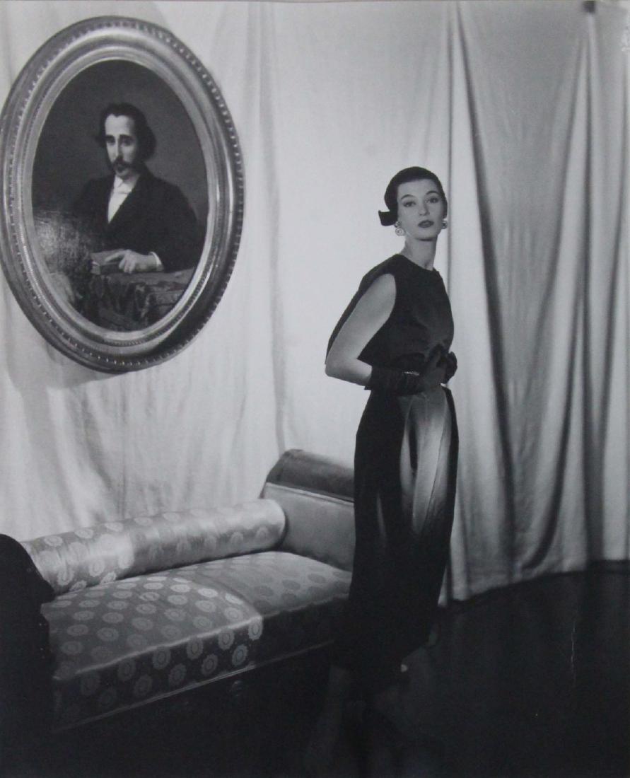 GEORGE PLATT LYNES (AMERICAN, 1907-1955).: Photograph. Model in Lincoln Kirstein's Apartment. Paul Cadmus collection stamp verso. From the collection of Jon F. Anderson. - Dimensions: 9.5" high x 7.5" wide