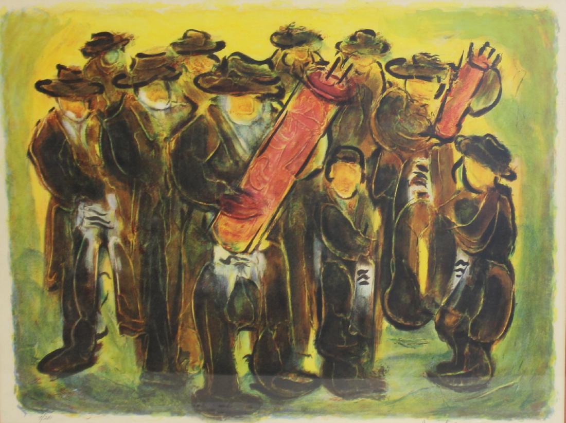 ILLEGIBLY. Signed And Numbered Print.: Signed lr rt and 9 out of 250 . From a Long Island storage. - Dimensions: 19"x25"