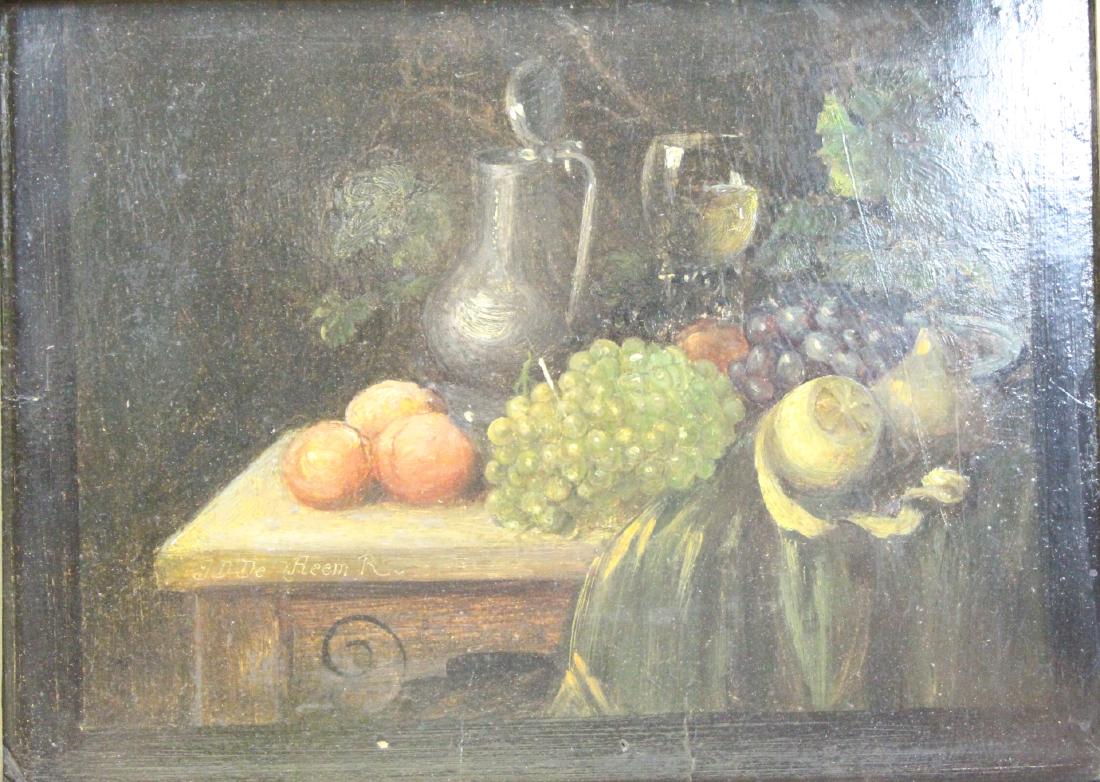Johann David De Heen Signed Oil Still Life (1 of 6)