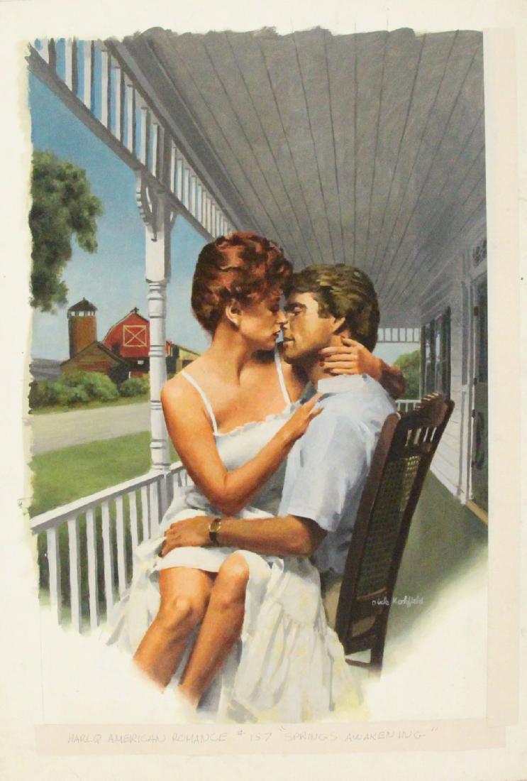 DICK KOHFIELD. Sgd Illustration On Board. (1 of 5)