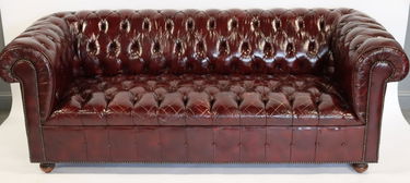 Vintage Leather Chesterfield Sofa