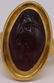 JEWELRY. Roman 20kt Gold and Garnet? Intaglio Ring
