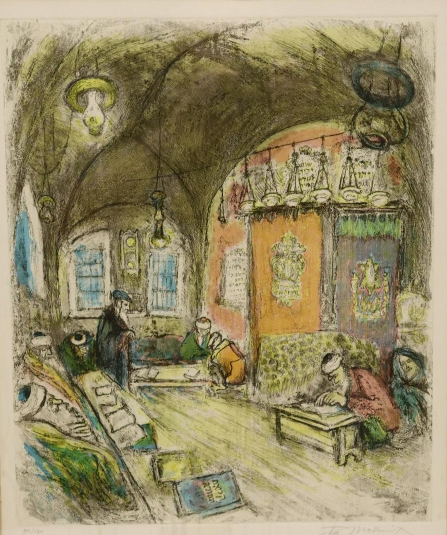 I R A . MOSKOWITZ. Signed And Numbered Print: Signed lr rt and numbered 48 of 120 . From a Westchester storage . - Dimensions: 19" x16"