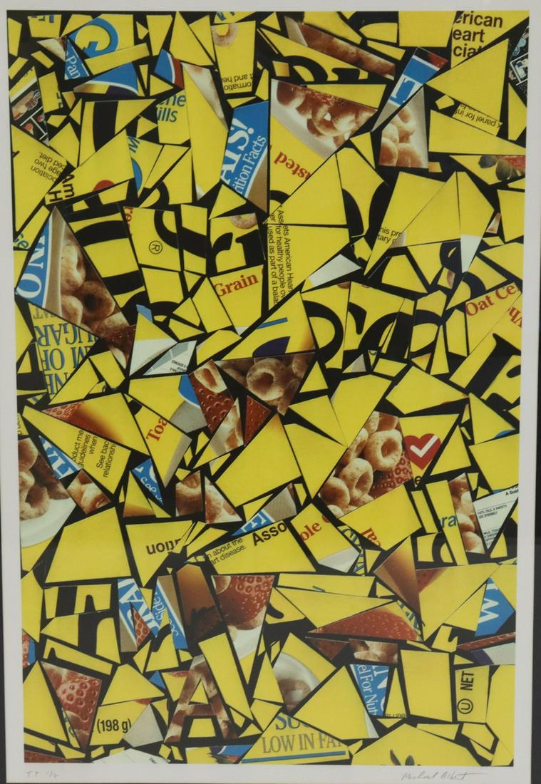 Michael Albert. Signed And Numbered Print.: Signed lr rt and numbered 1 of 7. From a Long Island storage. - Dimensions: 36" x 24"