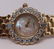 JEWELRY. Ladies Geneve 14kt Gold and Diamond Watch - 2