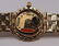 JEWELRY. Ladies Geneve 14kt Gold and Diamond Watch - 9