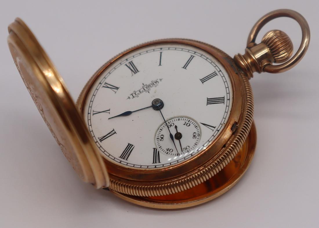 gold hunter watch