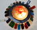 MIDCENTURY Glass Sunburst Style Lamp With Face - 8
