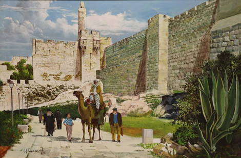 J.P. Carrsont ? Signed Oil On Canvas.: Signed and dated 94 and from a Westchester storage. - Dimensions: 26" x 39"