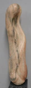 UNSIGNED. Marble Abstract Sculpture.: Apparently unsigned and from a Westchester storage. - Dimensions: 27"H