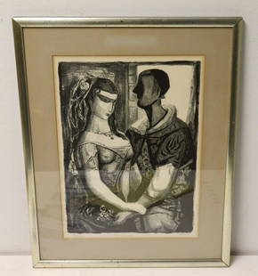 Gerritt Hondius. Signed And Numbered Lithograph: Signed and # 47 / 176 and from a Westchester storage . - Dimensions: 17" x 12.5"