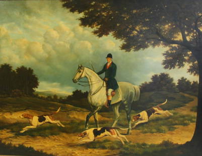 T. Fillans. Signed Oil On Canvas Horses.: Signed and from a Westchester storage. - Dimensions: 36" x 48"