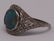 JEWELRY. Signed Platinum, Opal and Diamond Ring. - 9
