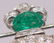 JEWELRY. Art Deco Platinum Diamond and Emerald - 5