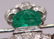 JEWELRY. Art Deco Platinum Diamond and Emerald - 9