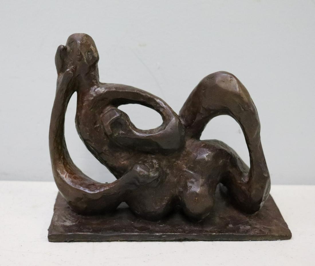 Jacques Lipchitz. (After) Signed And Numbered: Bronze, Variation on the Theme of Hagar. Signed and number 3 / 7. From an East Side NYC estate. - Dimensions: 6.75" x 5.5"H x 3.5"D