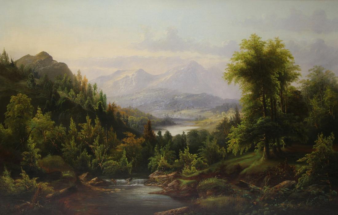 Peter Hanson  (American 1821 - 1887) Signed Oil (1 of 6)