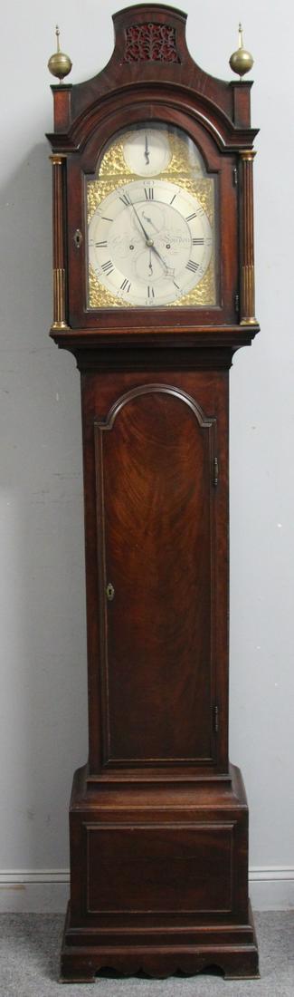 Rob Scott London Signed Mahogany Tallcase Clock . (1 of 7)