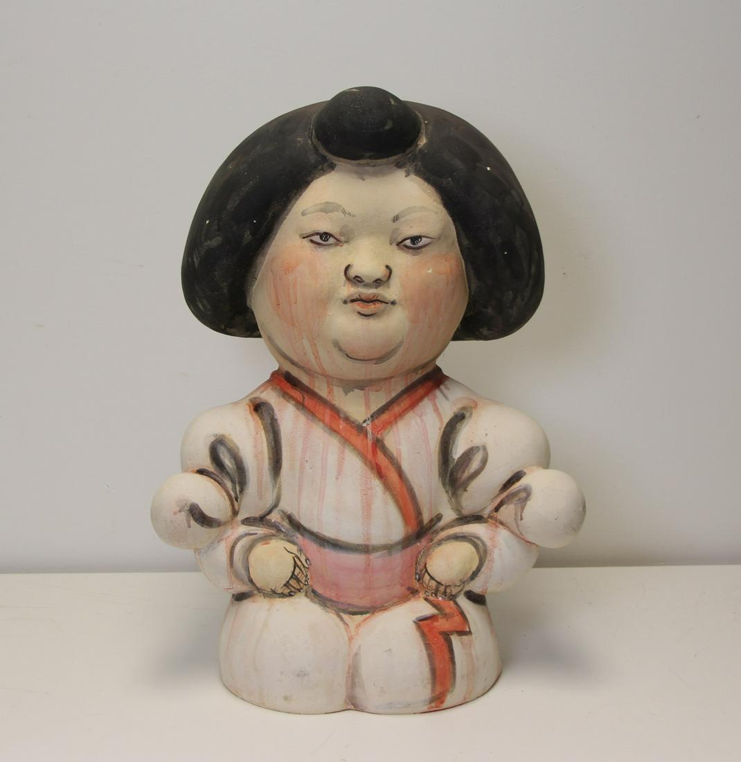 Akio Takamori, (Japanese/American, b. 1950 ): Signed and from the estate of a Larchmont collector. - Dimensions: 25.5" x 18"