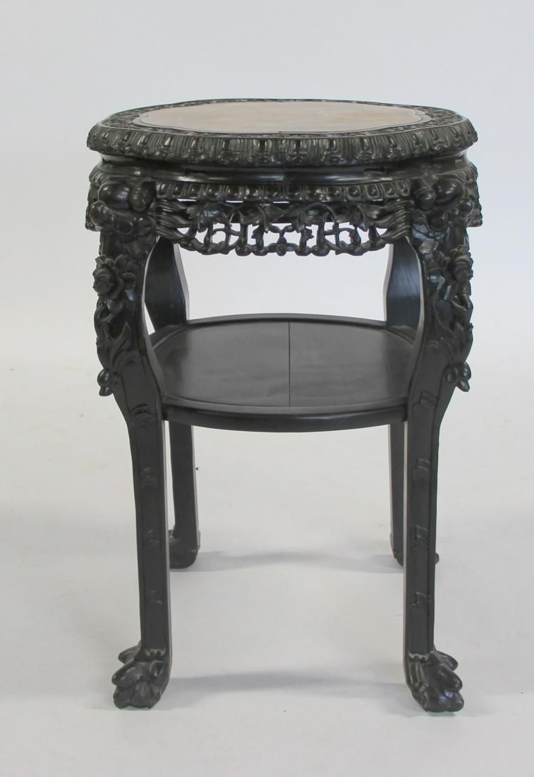 Highly And Finely Carved Chinese Hardwood Center (1 of 16)