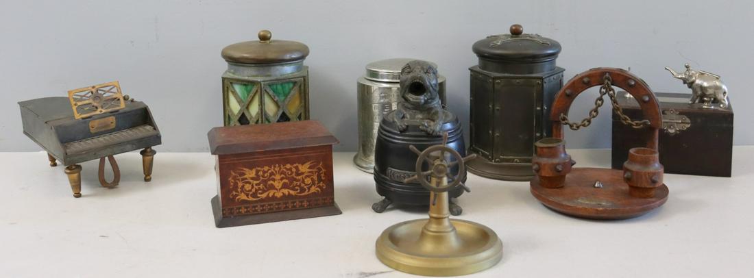 Lot Of 9 Antique Cigar Collectibles . (1 of 10)