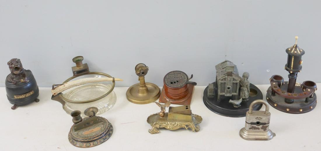 Lot Of 9 Assorted Antique Cigar Collectibles . (1 of 6)