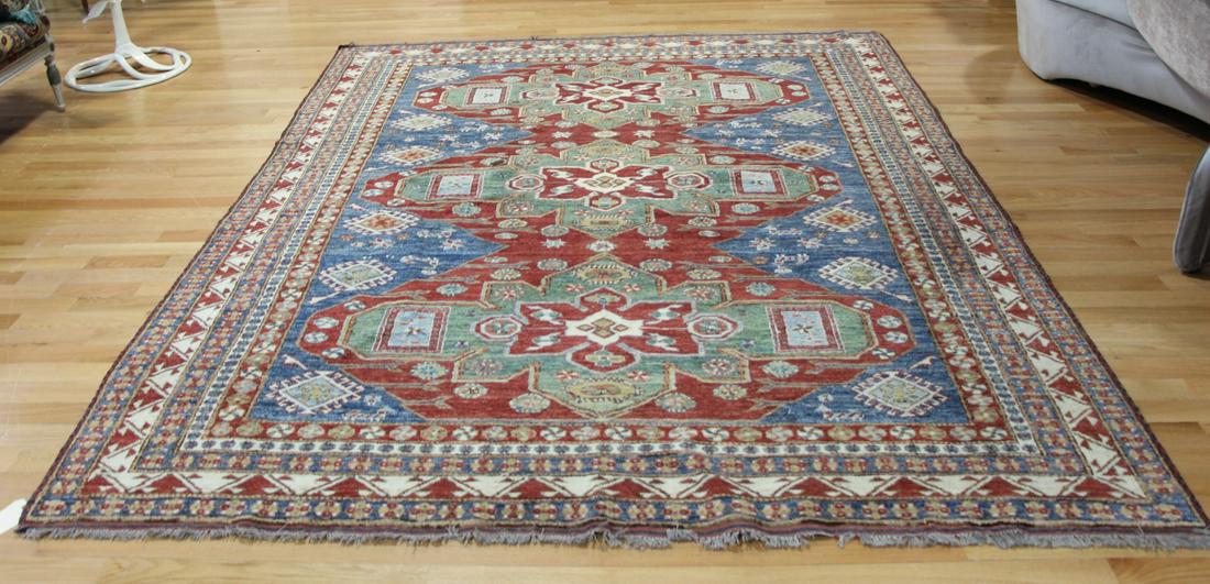Vintage And Finely Hand Woven Roomsize Carpet . (1 of 7)