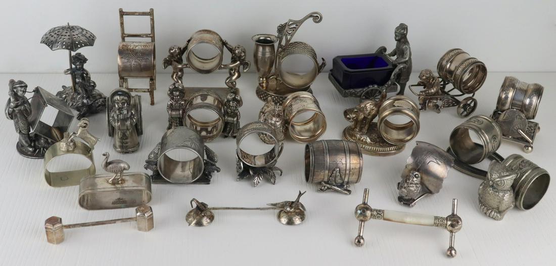 SILVERPLATE. Assorted American Silverplate. (1 of 20)