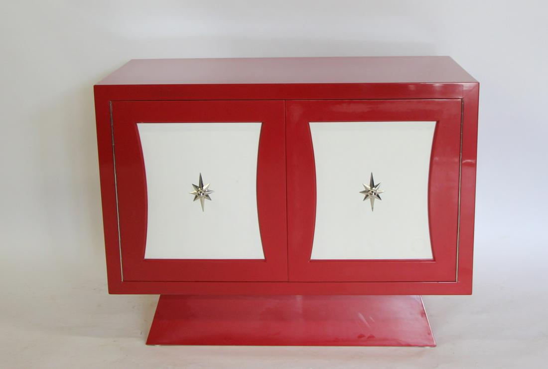Midcentury Parzinger Style Lacquered Cabinet . (1 of 6)
