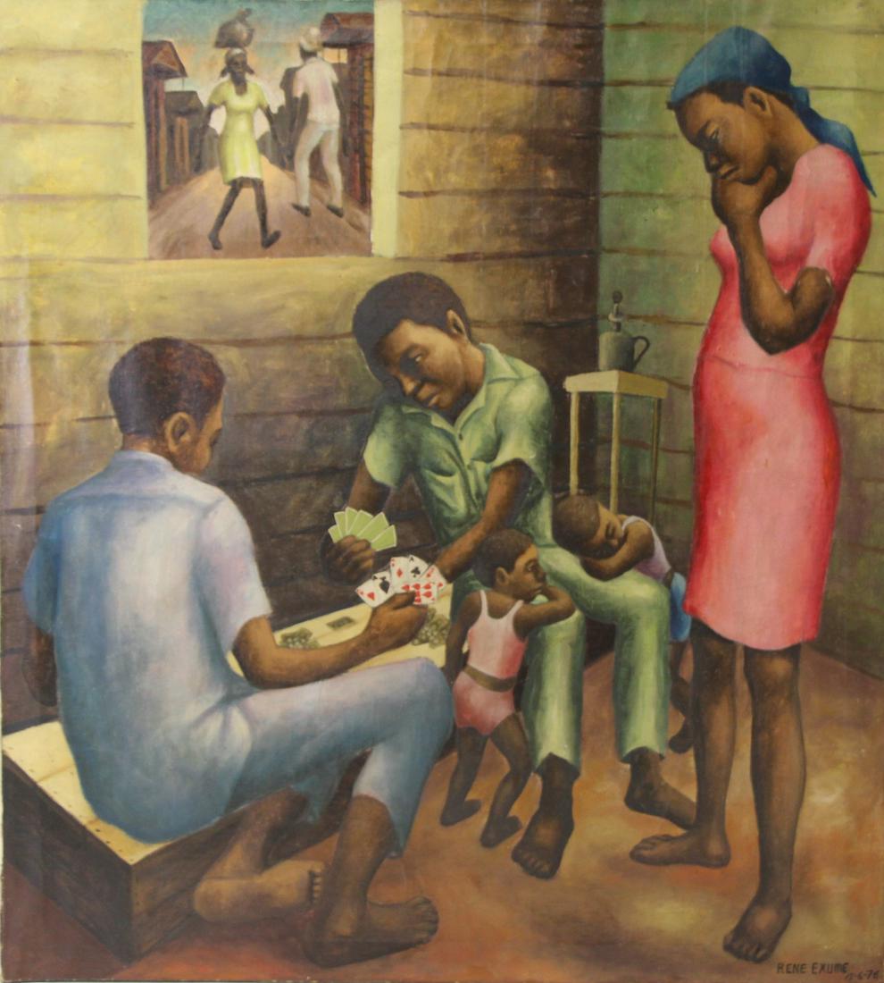 NESLY EXUME (HAITIAN, b. 1960). (1 of 6)