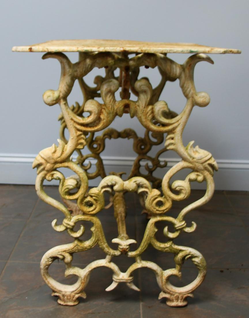 19th Century Cast Iron Garden Table. (1 of 6)