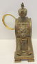 Antique Bronze Clock Together With A Marble - 4
