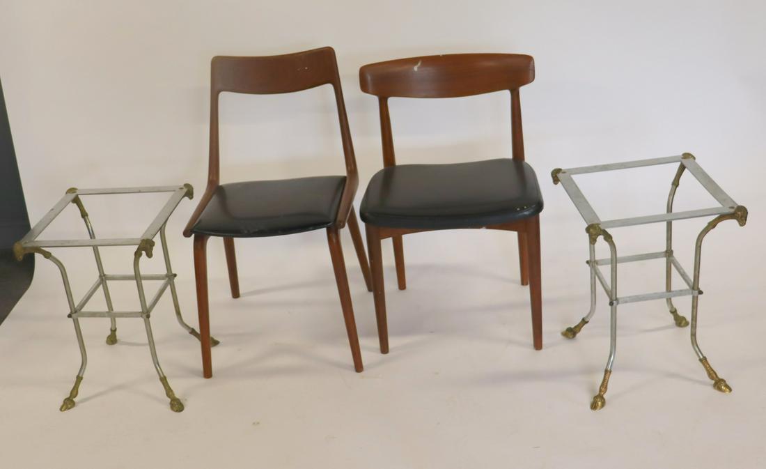 2 Midcentury Danish Chairs Together With A Pair (1 of 9)