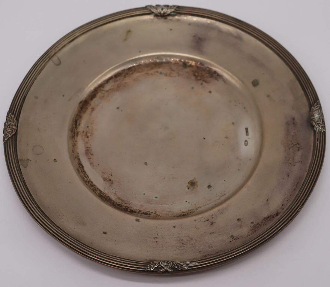 SILVER.Round Russian Faberge Silver Plate. (1 of 6)