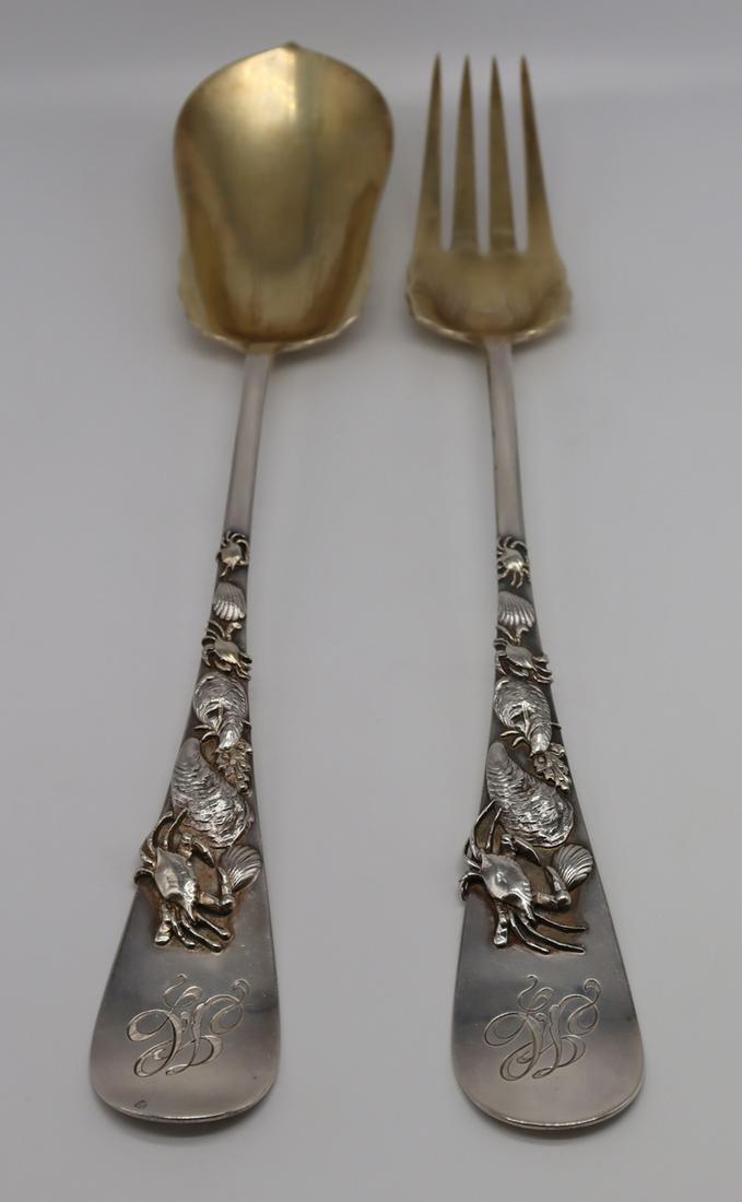 STERLING. Whiting Sterling Nautical Salad Serving (1 of 8)