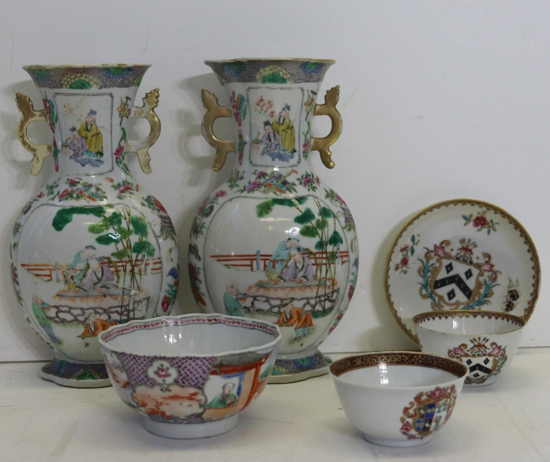 Grouping Of Chinese Export Porcelain Cabinet Items (1 of 11)