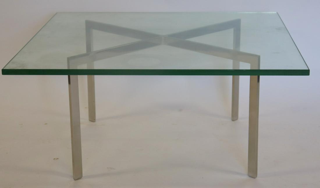 Midcentury Mies Van Der Rohe Barcelona Table. (1 of 4)