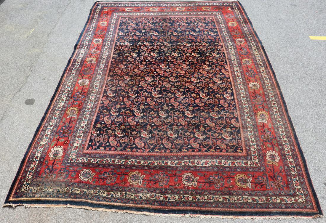 Antique And finely Hand Woven Roomsize Carpet (1 of 9)