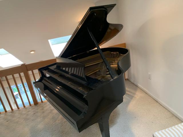 Steinway And Sons Model M Ebonised Piano, (1 of 8)