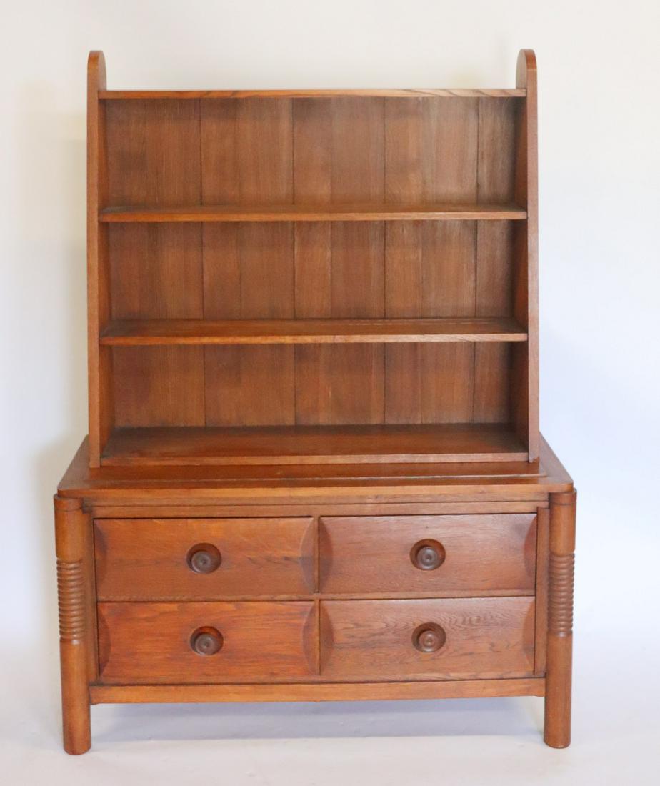 Midcentury Step Back Etagere / 4 Drawer Cabinet. (1 of 7)