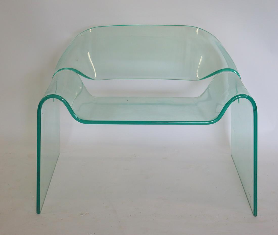 Vintage Molded Glass Chair. (1 of 7)