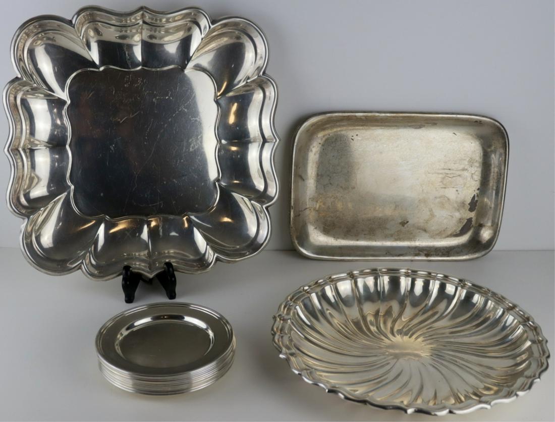 STERLING. Assorted American Sterling Hollow Ware. (1 of 11)