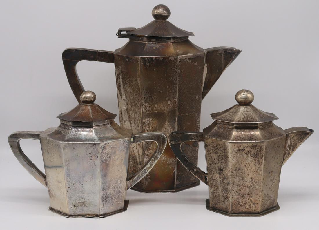 STERLING. Mexican Jose Marmolejos Sterling Tea Set (1 of 10)