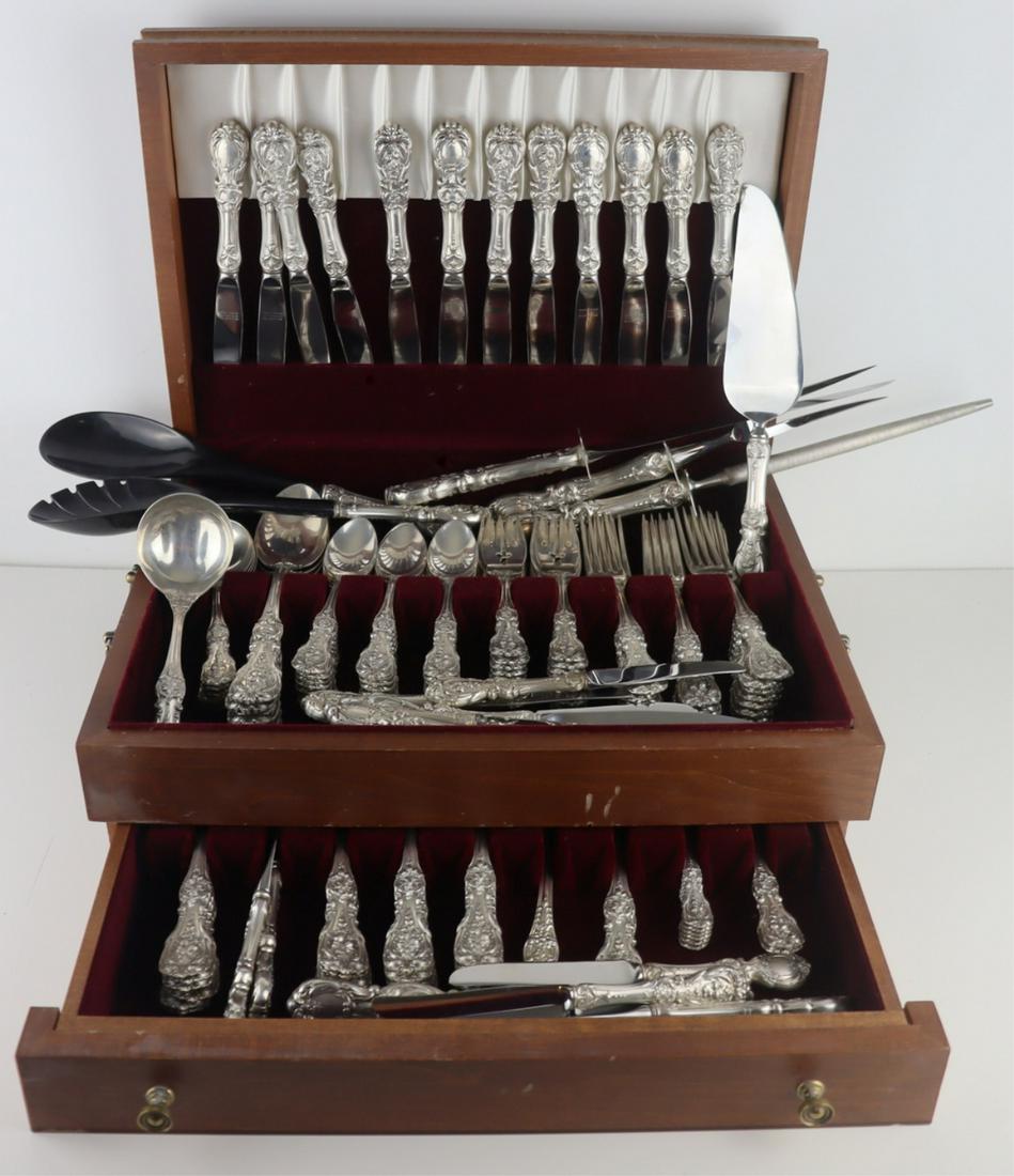 STERLING. Reed & Barton Francis I Flatware Set. (1 of 10)