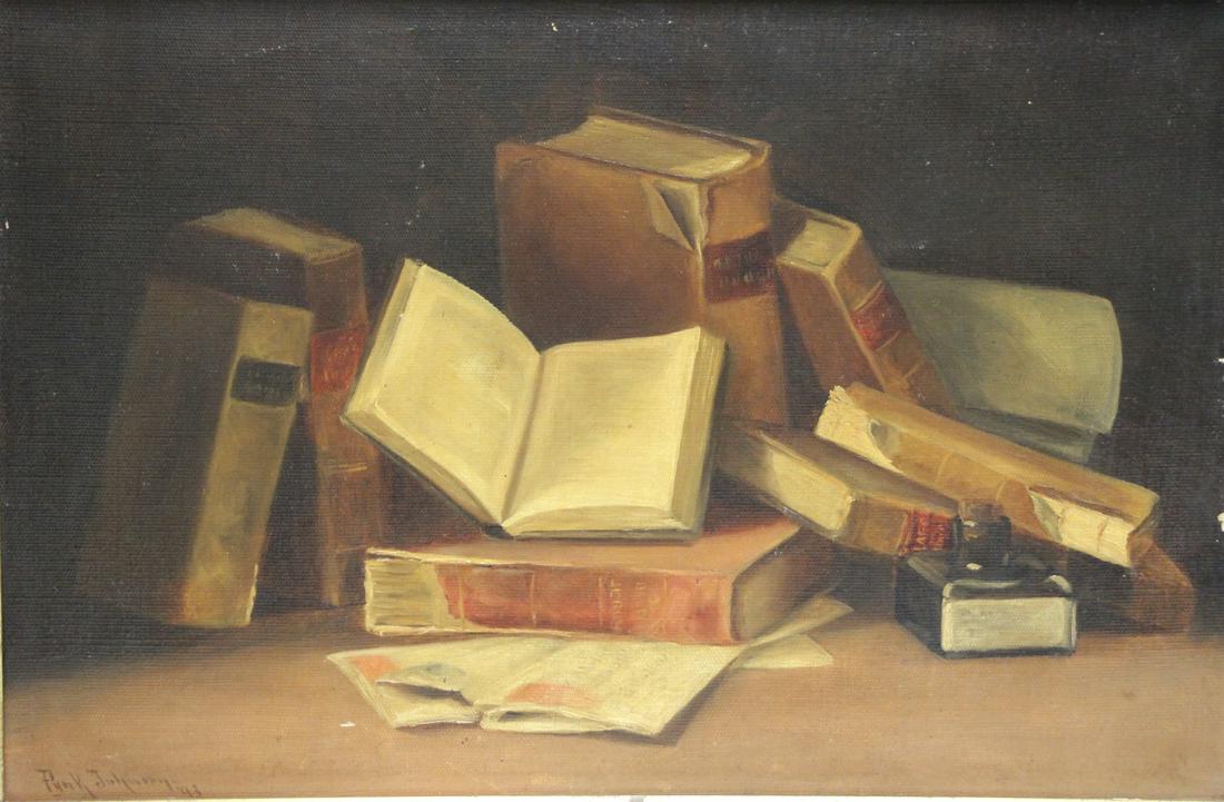 F. Johnson Signed And Dated Oil On Canvas (1 of 4)