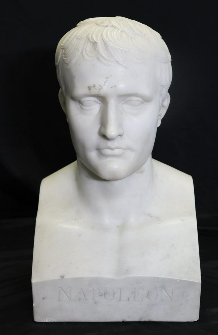 Large Finely Executed Marble Bust of Napoleon. (1 of 12)