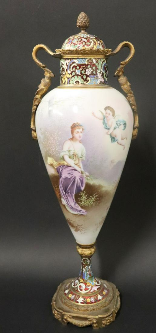 19th Century Sevres Porcelain Urn With (1 of 10)