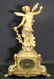 Antique Gilt Metal Louis XV Style Figural Clock. - 9