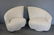 Pair Of Midcentury Style High Back Swivel Chairs - 4